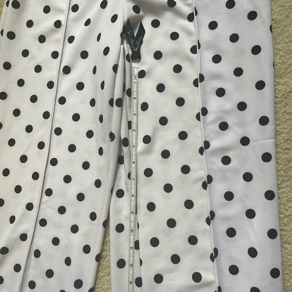 2 piece set Canvas Polka Dot High-Waisted Pants and Ye Mak sweater NWT - Picture 10 of 12